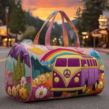 ✨50% OFF 👜 Vintage Floral Journey Quilted Duffle Bag🌼 – Limited Time!