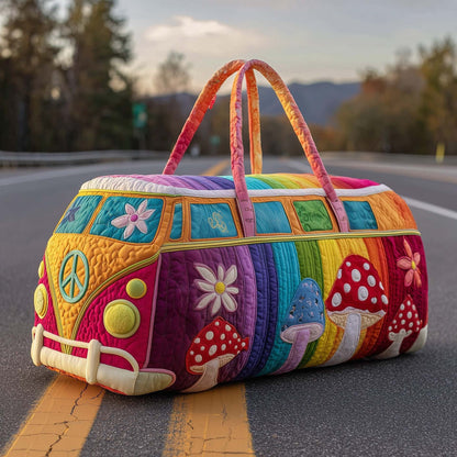 ✨50% OFF 👜 Vintage Floral Journey Quilted Duffle Bag🌼 – Limited Time!