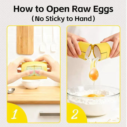 🎁Household eggshell opener Upgraded model2-in-1🍳🥞🧁🍜🥗