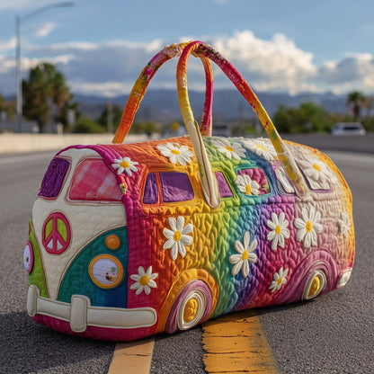 ✨50% OFF 👜 Vintage Floral Journey Quilted Duffle Bag🌼 – Limited Time!