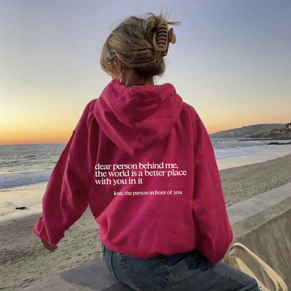 Best person behind me Hoodie