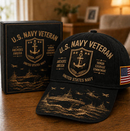 🏜️Gulf War Veteran Desert Shield & 🚁Desert Storm Commemorative Cap 🇺🇸