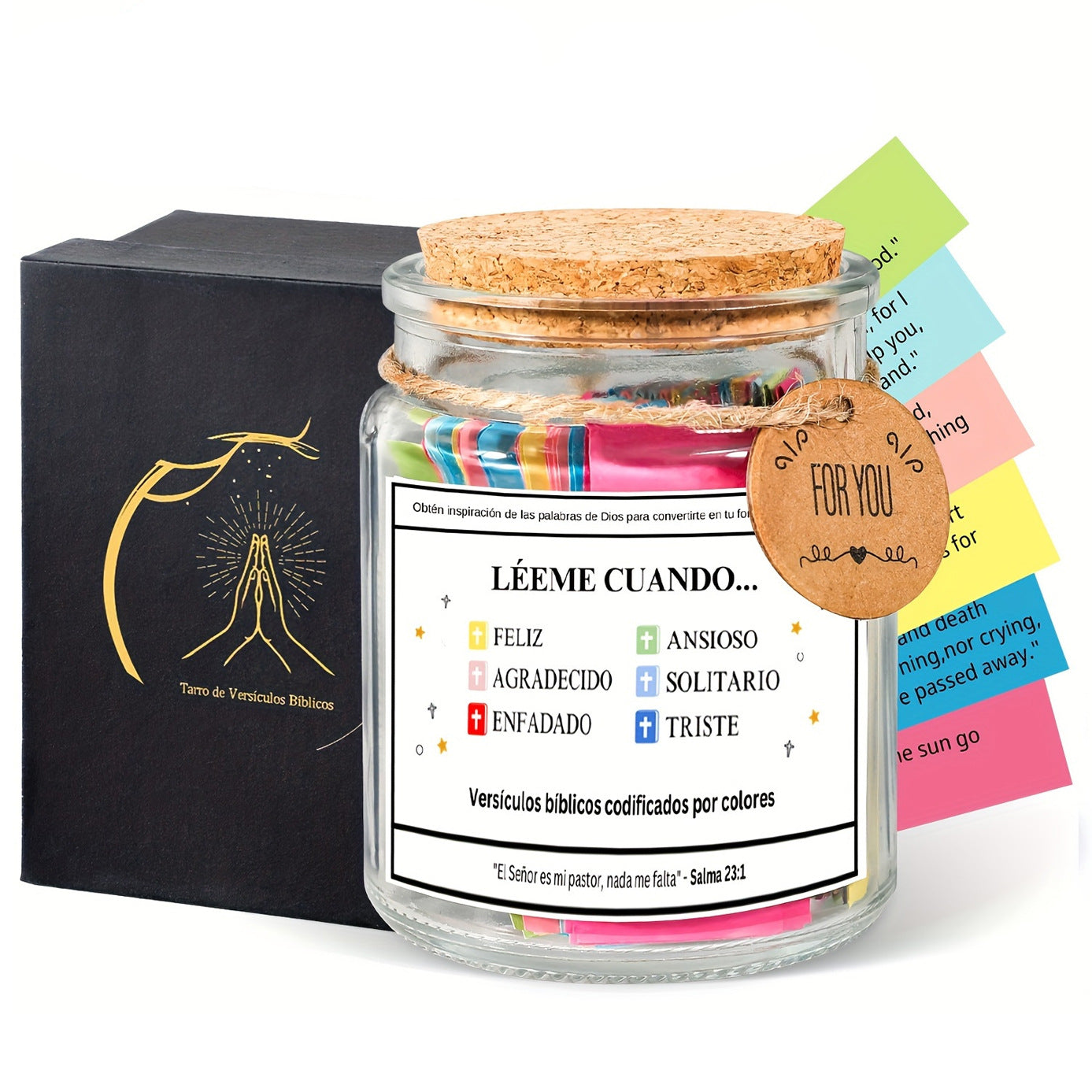 ✝️ A Verse for Every Day ✨ 90 Day Bible Verse Jar | Faith, Peace & Encouragement | 60% OFF 💛