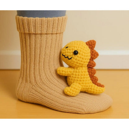 Cozy 3D Knit  Spirit Animal Socks, Express Yourself in Comfort💝