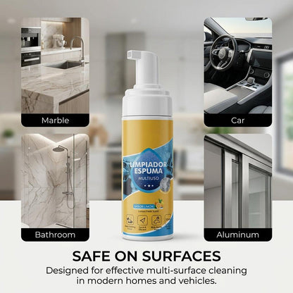 ‼️Hot Sale In 2026🔥4-in-1 Multi-Enzyme Foam Cleaner – Deep Clean Car, Kitchen, Bathroom & Sofa
