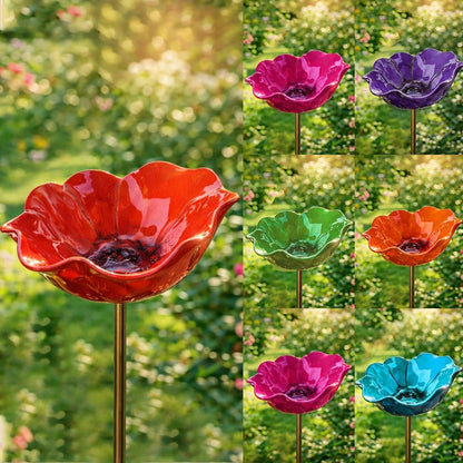 🔥2026 Mother's Day Gifts 50% Off🔥Handmade Metal Flower Garden Stake🐦