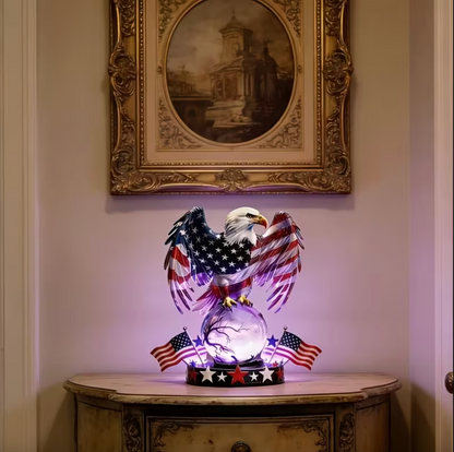 Freedom Eagle™ LED Table Lamp – Patriotic American Pride Night Light Decor