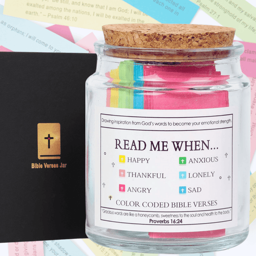 ✝️ A Verse for Every Day ✨ 90 Day Bible Verse Jar | Faith, Peace & Encouragement | 60% OFF 💛
