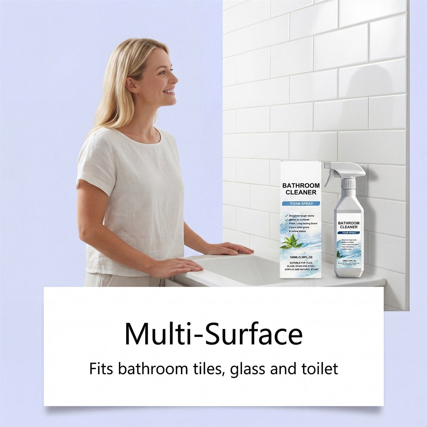 🚽Last Day 70% OFF🧽Gravity-Defying Bathroom Cleaner🎁