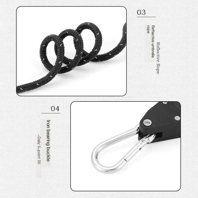 🔥48% OFF Sale🔥 Portable Adjustable Fix Camping Rope