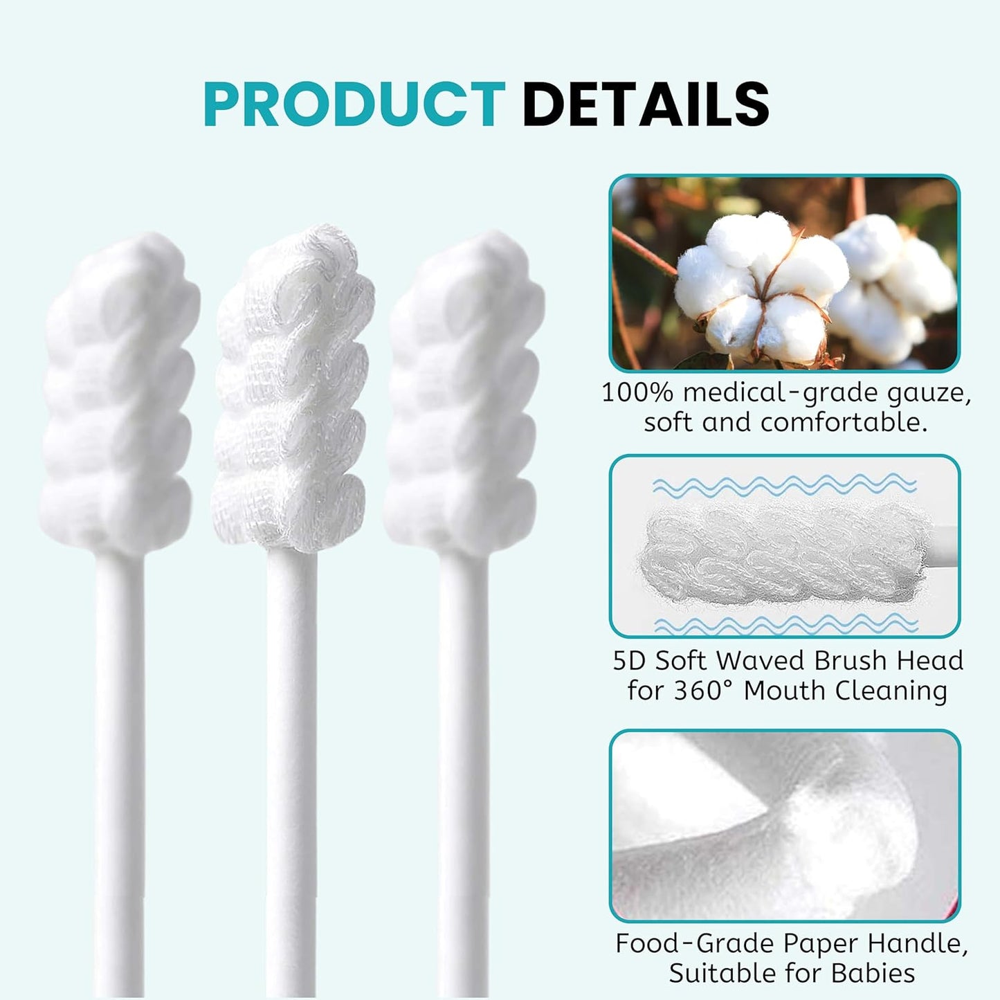 👦🍼Gentle & Effective Baby Tongue Cleaner Newborn Toothbrush