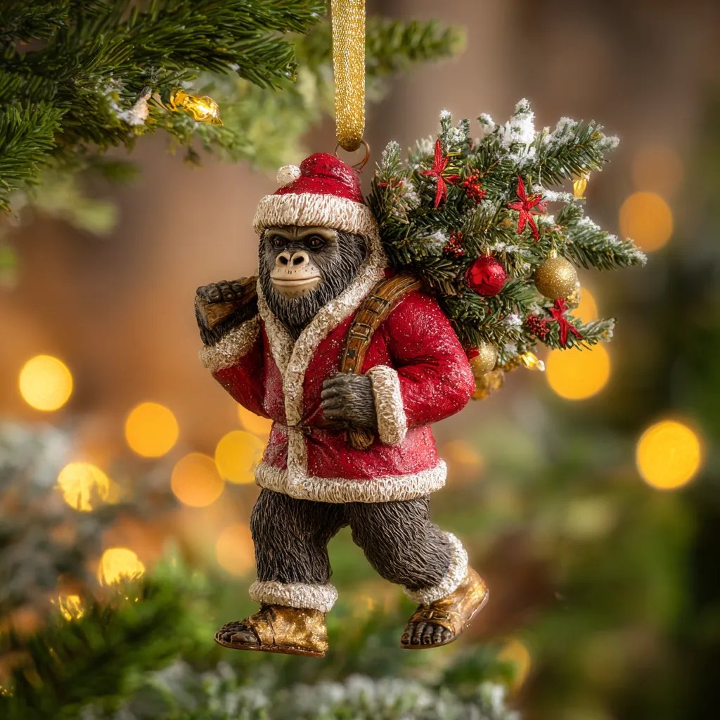 🎄👣Last Day 49% OFF - 2026 Wildlife Wonders CollectionTM  Bigfoot Ornament(2D)🌟