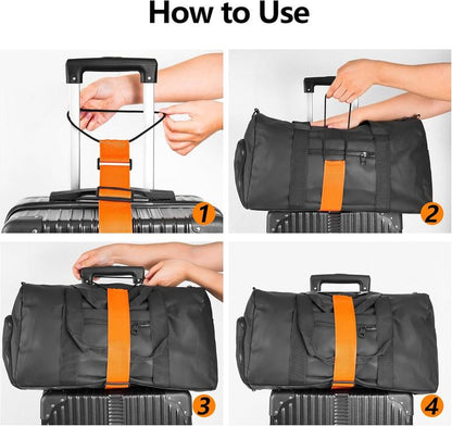 ⏰Last Day 70% OFF 🧳 Multi Use Strong Adjustable Luggage Connector Straps
