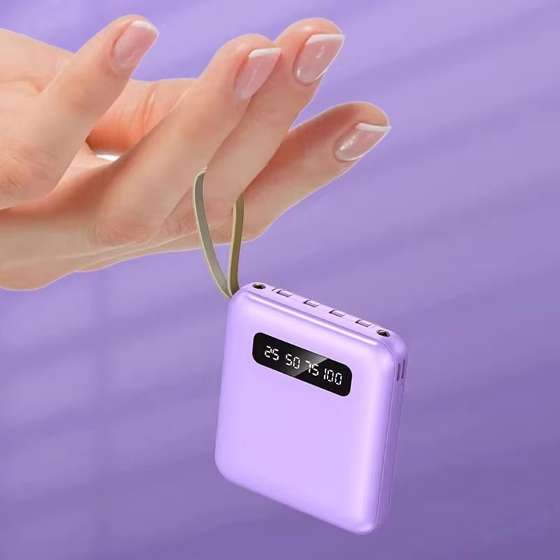 🔋4-in-1 Power Bank Fast Charging