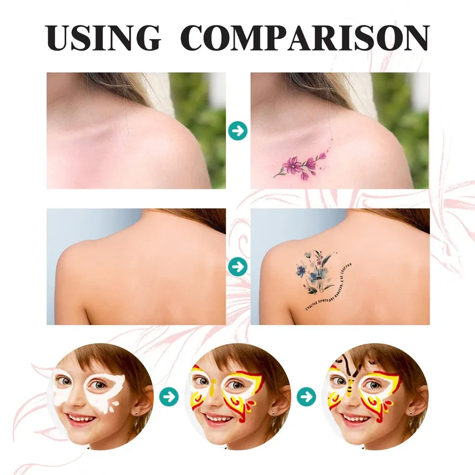 💥Temporary Tattoo Markers Set-10-Color Body Art Pens🌈
