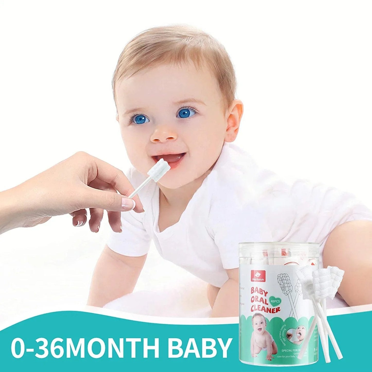 👦🍼Gentle & Effective Baby Tongue Cleaner Newborn Toothbrush