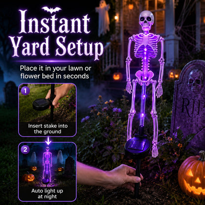💀 Early Halloween Sale — Solar Skeleton Yard Stake