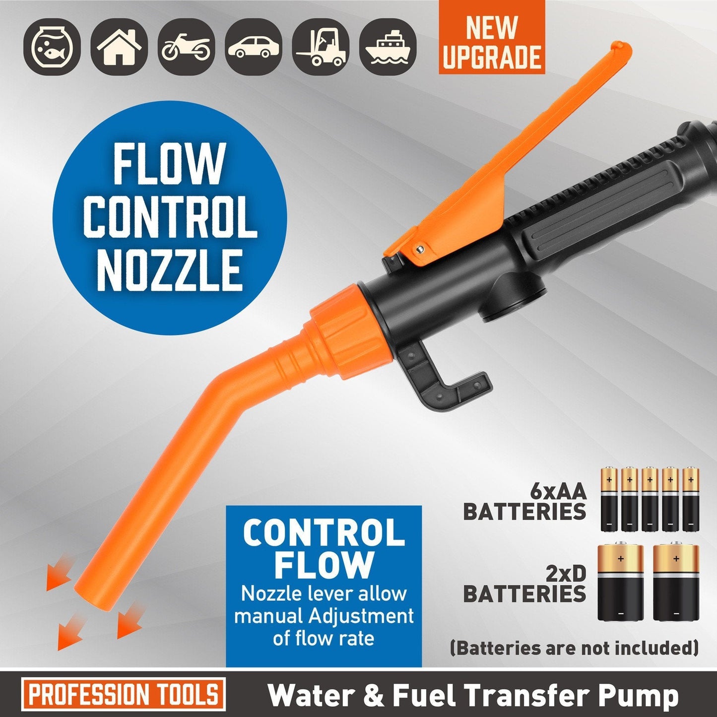 ✨#1 Best Seller🛡️Automobile Fuel Transfer Pump🚗⛽Fast & Easy Fuel Transfer