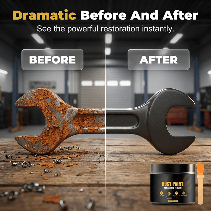 🔥Last Day 70% OFF-Water-Based Metallic Paint Rust Converter