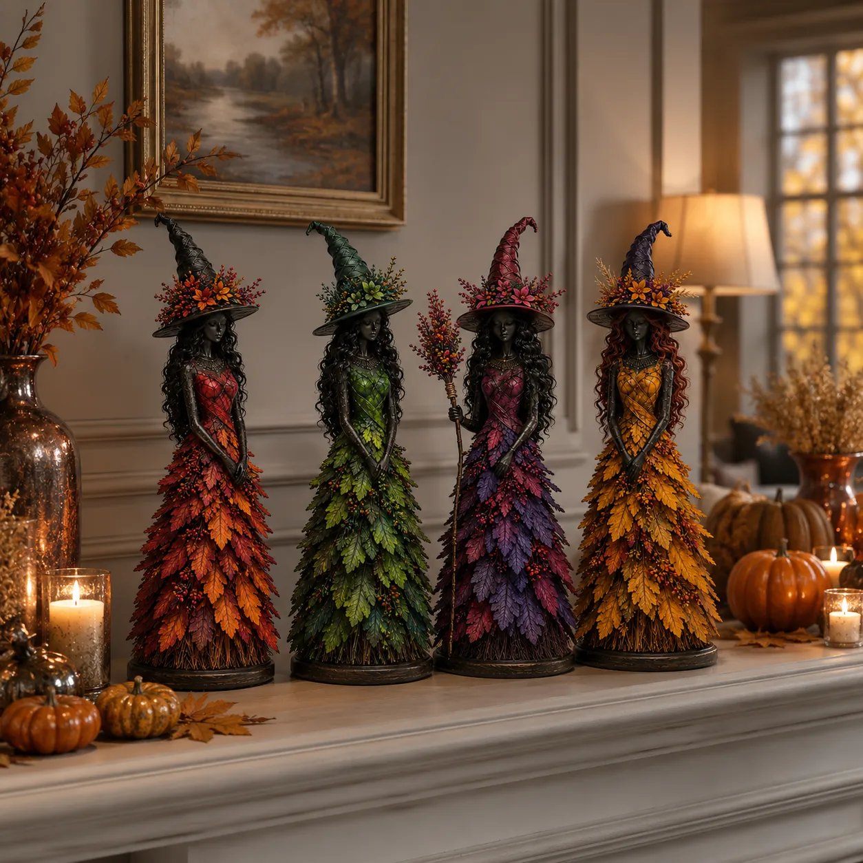 🧙‍♀️Enchanted Autumn Witch Figurine (📦Buy 2 Free Shipping)