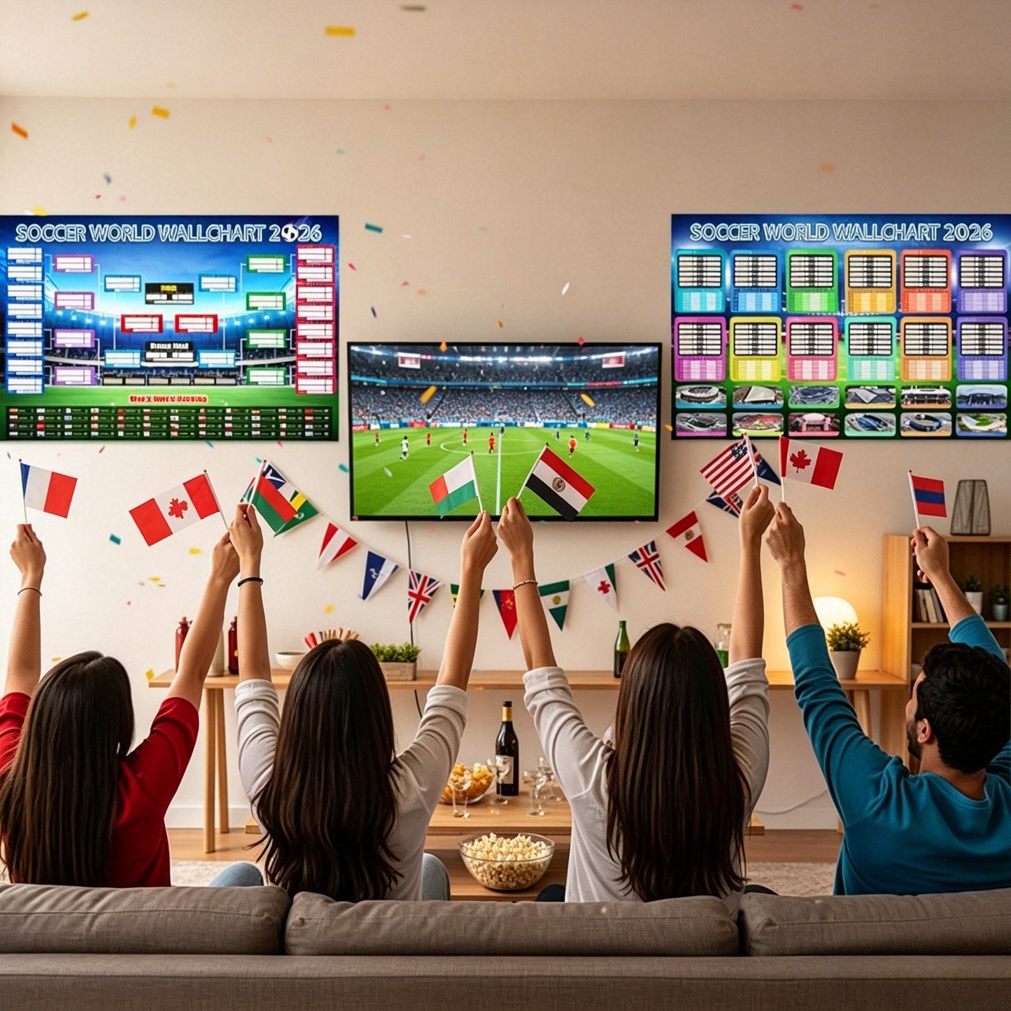 🔥Last Day 50% OFF - 🗓️ ⚽ 2026 World Cup Poster Set – Don't Miss a Match!