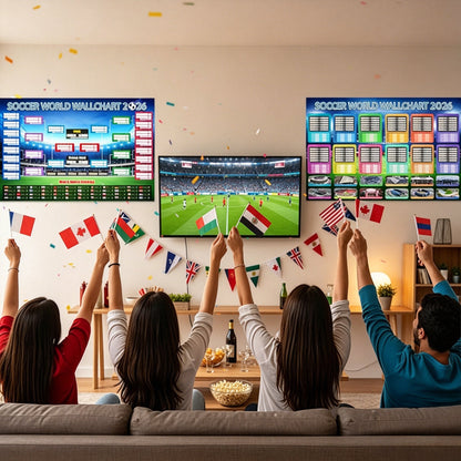 🔥Last Day 50% OFF - 🗓️ ⚽ 2026 World Cup Poster Set – Don't Miss a Match!