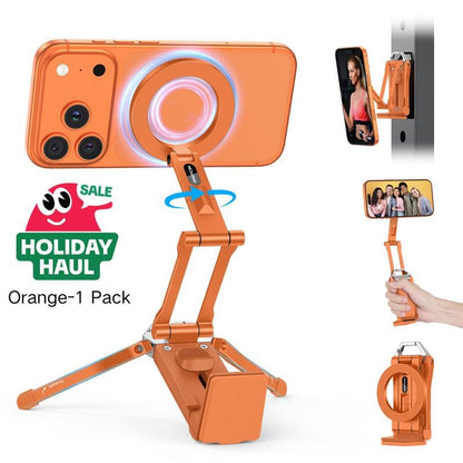 🔥Last Day 49% OFF🔥MagSafe-Compatible 4-in-1 Travel Tripod & Clamp Mount
