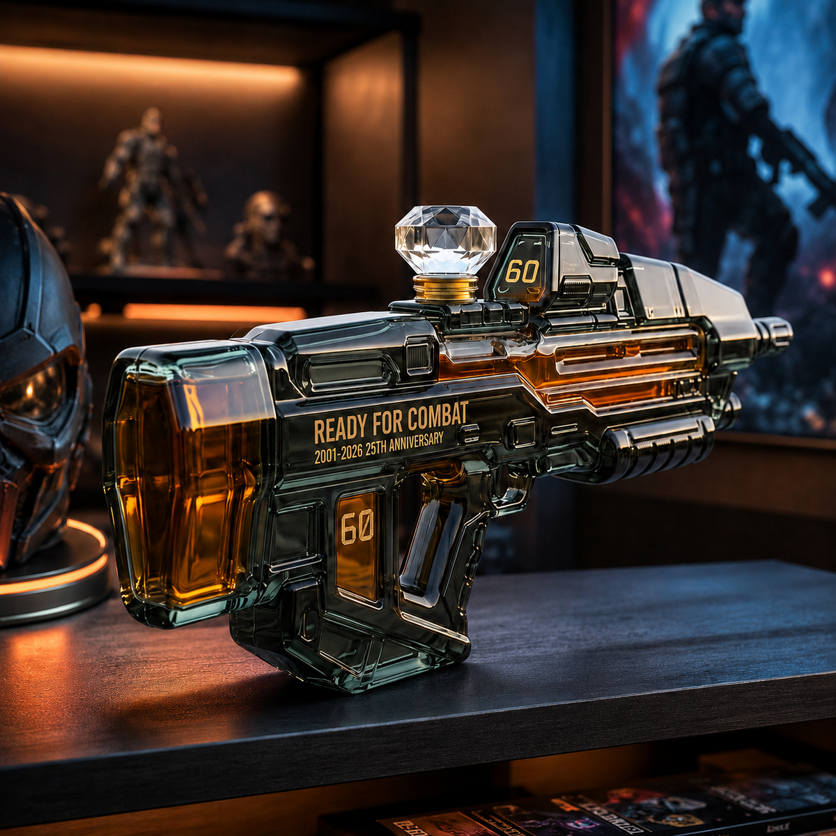 25th Anniversary Limited Whisky Bottle 2001–2026 – Sci-Fi Collector Edition