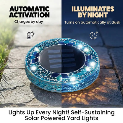 ⏰Limited-time free shipping – Mosaic Solar Disk Lights-Solar Disk Lights☀
