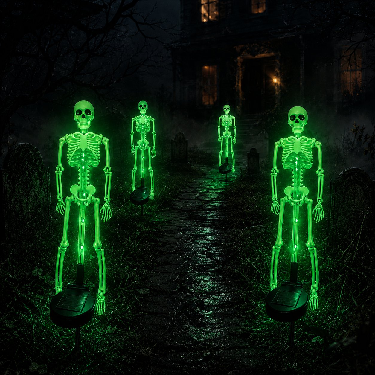 💀 Early Halloween Sale — Solar Skeleton Yard Stake