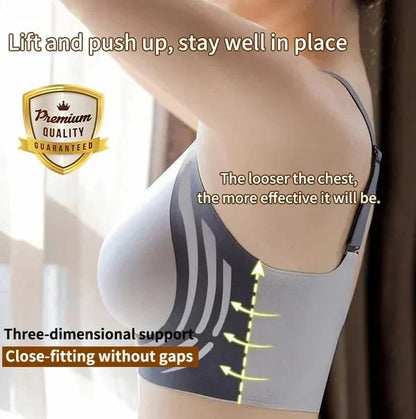 🎁Super Gather Bra | Wireless Push-up Bra👍No More Sagging Breasts
