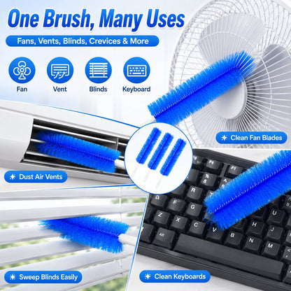 Bendable Microfiber Head, Reusable Dust Remover ✨