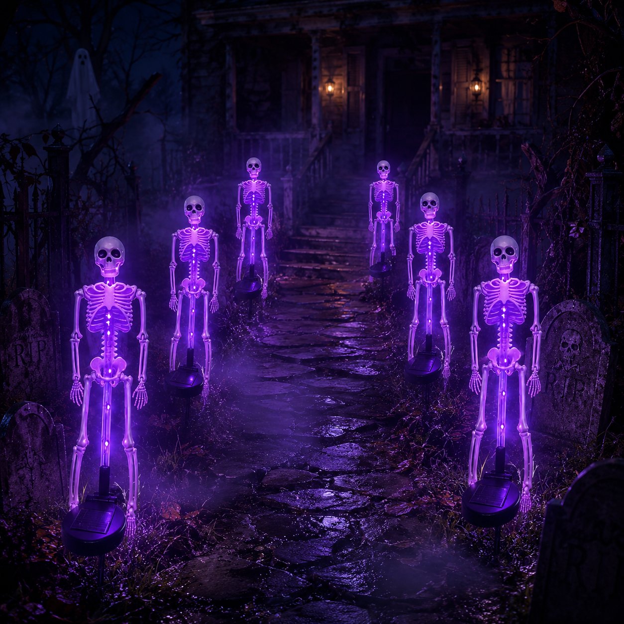 💀 Early Halloween Sale — Solar Skeleton Yard Stake