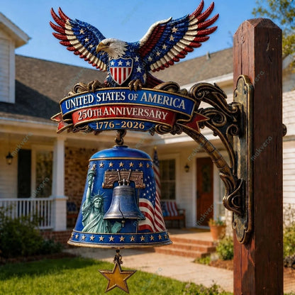 🦅USA 250th Anniversary Patriotic Wall Bell– A Grand Celebration of 250 Years of Freedom (1776-2026)