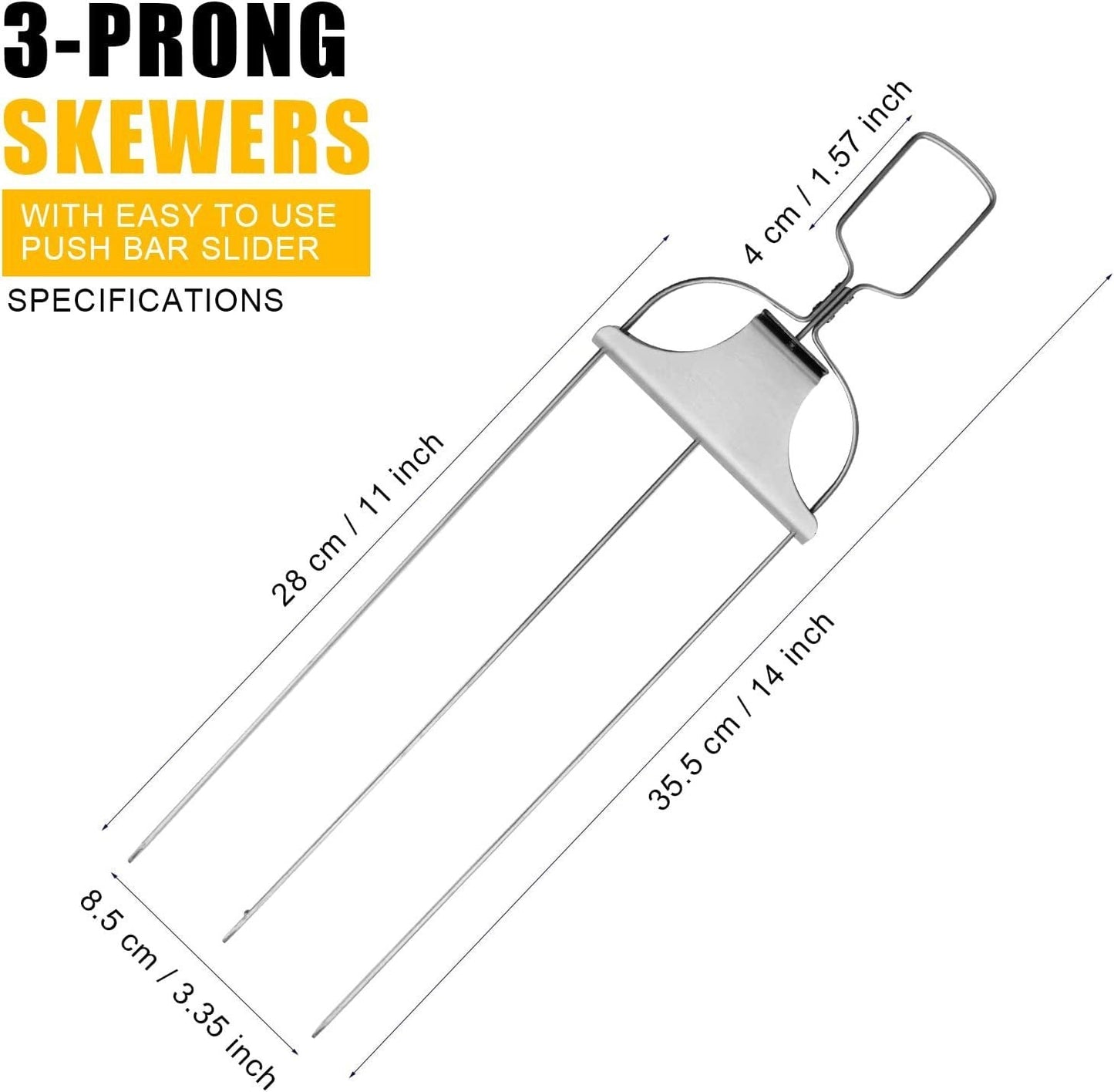 🔥49% OFF NOW - 3 Way Grill Skewers - GrillSavant