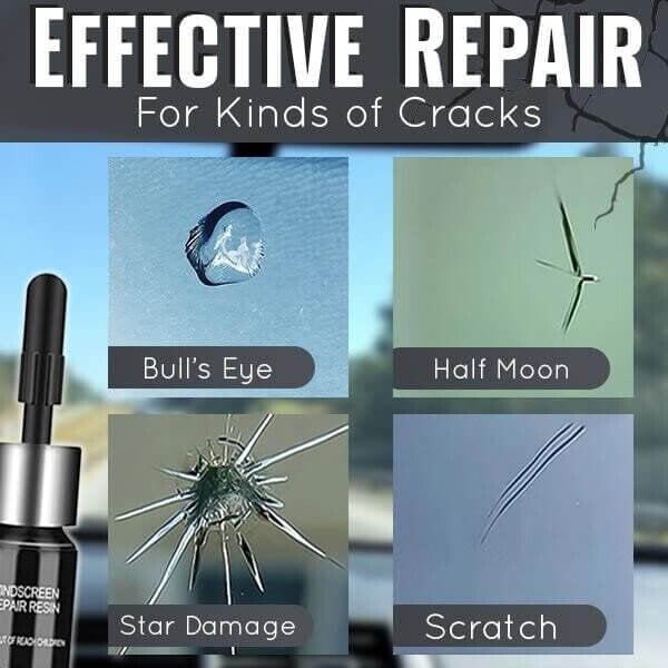 50% OFF Today🔥Cracks Gone Glass Repair Kit