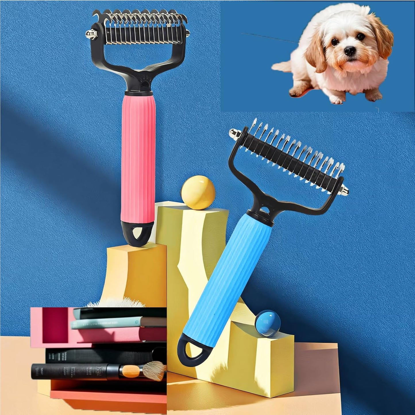 🔥Last Day 60% OFF-Universal Pet Detangling Comb for Dogs Grooming Tool🪮