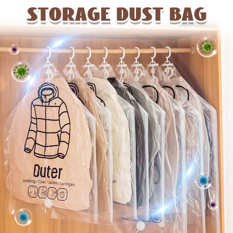 ⏳🔥Hanging Vacuum Storage Bags -Reclaim your closet!