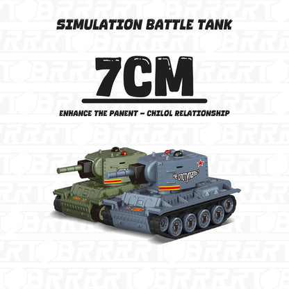 🎁Hot Sale 49% Off  -Mini RC Battle Tank with Infrared Combat & Rotating Turret