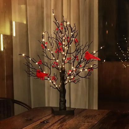 ✨ LED Vintage Glowing Tree🐦