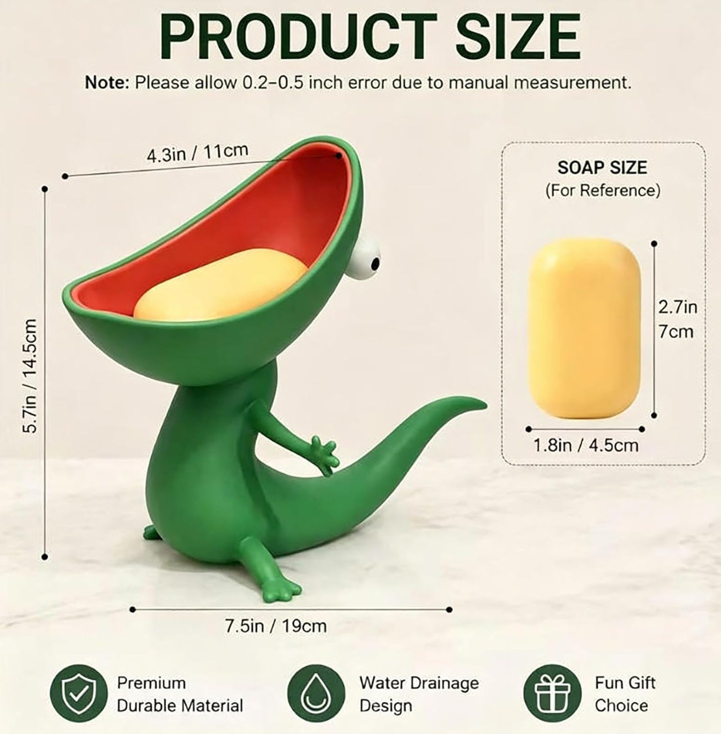 Lizard Soap Holder