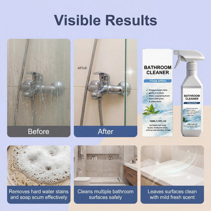 🧽Last Day 70% OFF🧴Gravity-Defying Bathroom Cleaner-Give away alloy brushes🎁