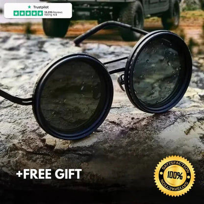 🔥 Limited-Time Deal – Adjustable Tint Polarized Round Sunglasses 🕶️
