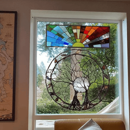 🏵Last Day Promotion 49% OFF-Circle of Life Garden Wall Art, The Moon Huggers🏡