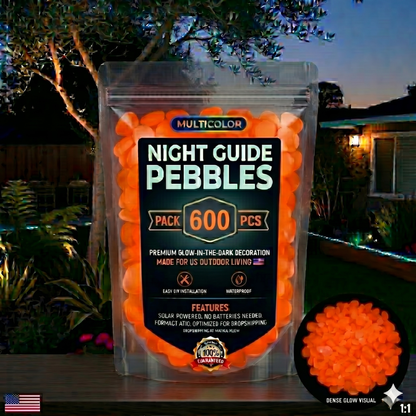 💥LAST DAY SALE 50%OFF💥Colorful Glow-in-the-Dark Garden Stones