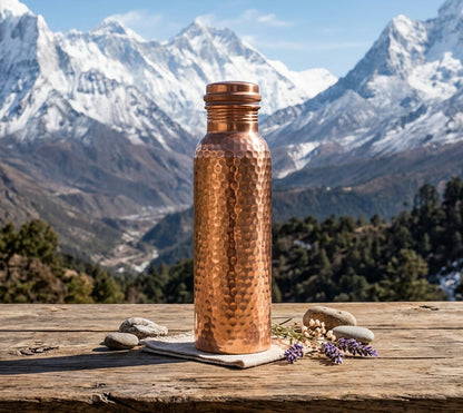 ✨Himalayan Ayurvedic Copper Water Bottle – 50% OFF Today