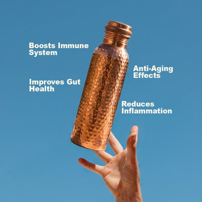 ✨Himalayan Ayurvedic Copper Water Bottle – 50% OFF Today