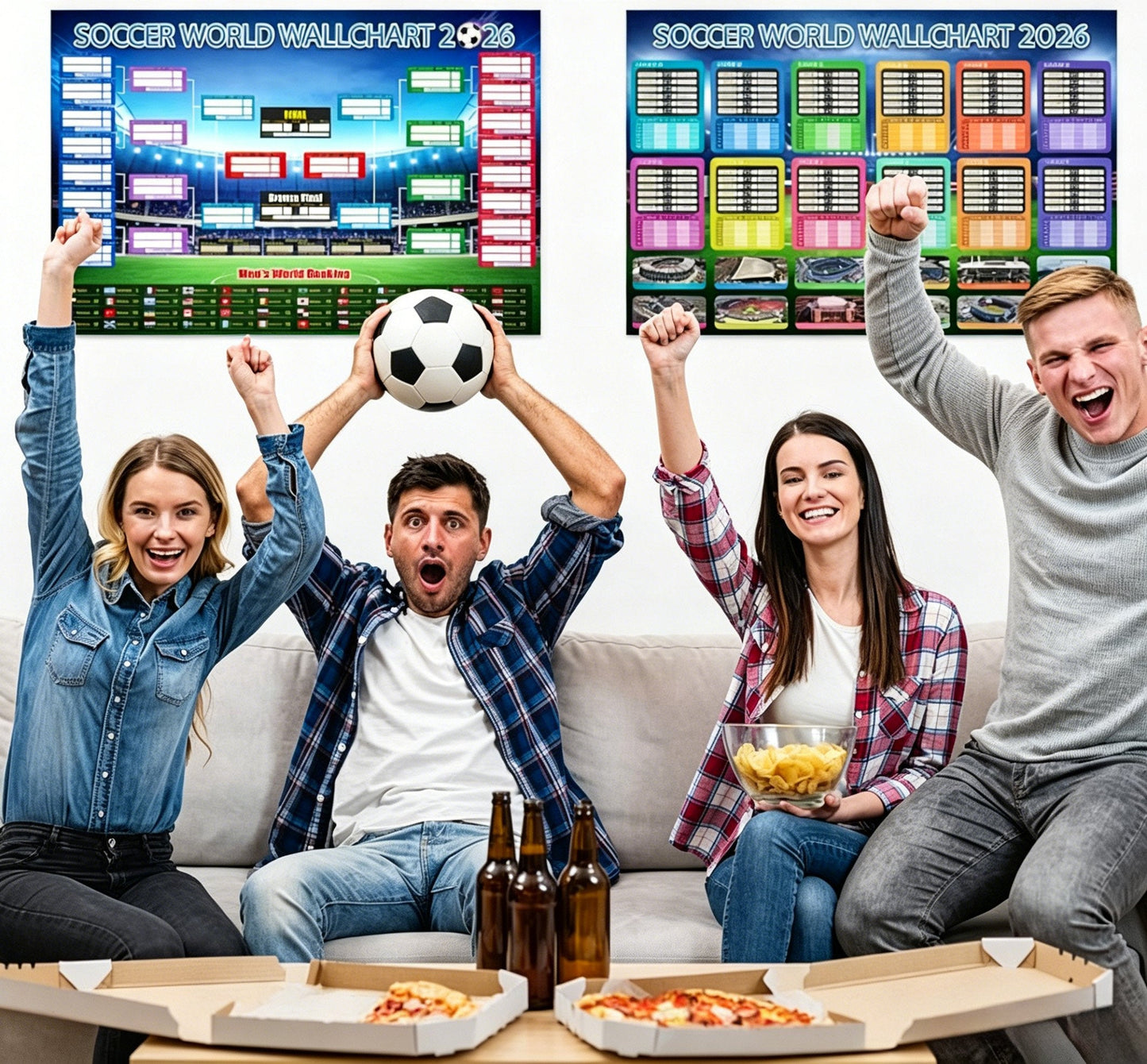 🔥Last Day 50% OFF - 🗓️ ⚽ 2026 World Cup Poster Set – Don't Miss a Match!