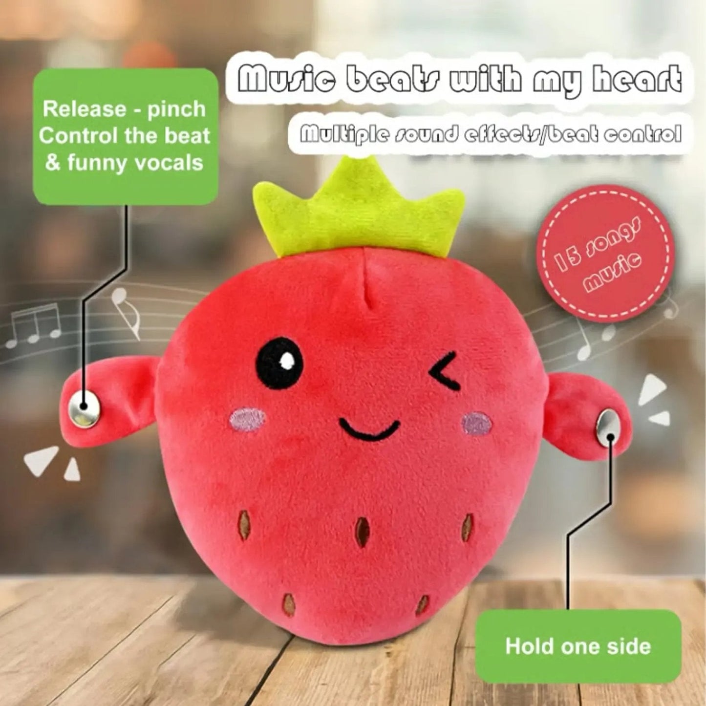 🍓 Last Day 60% OFF - 🍌 Interactive Music Plush Toy Set 🥕