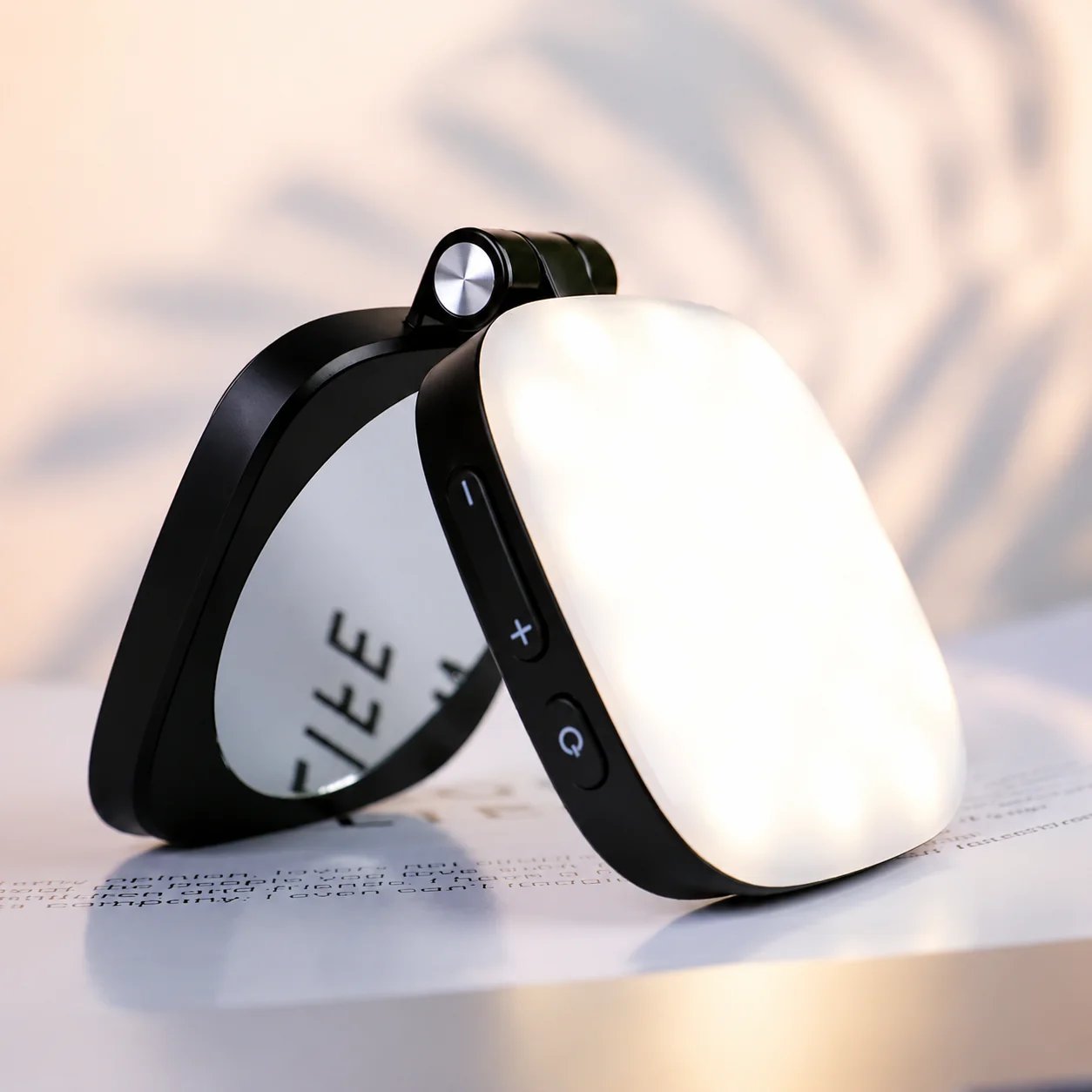 Magnetic Selfie Light for Phone with 5 CCT Settings and Mirror